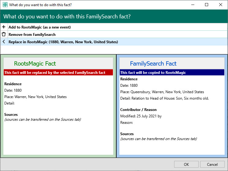 FamilySearch Fact