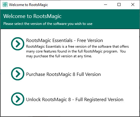 Registration Unlock RootsMagic 1